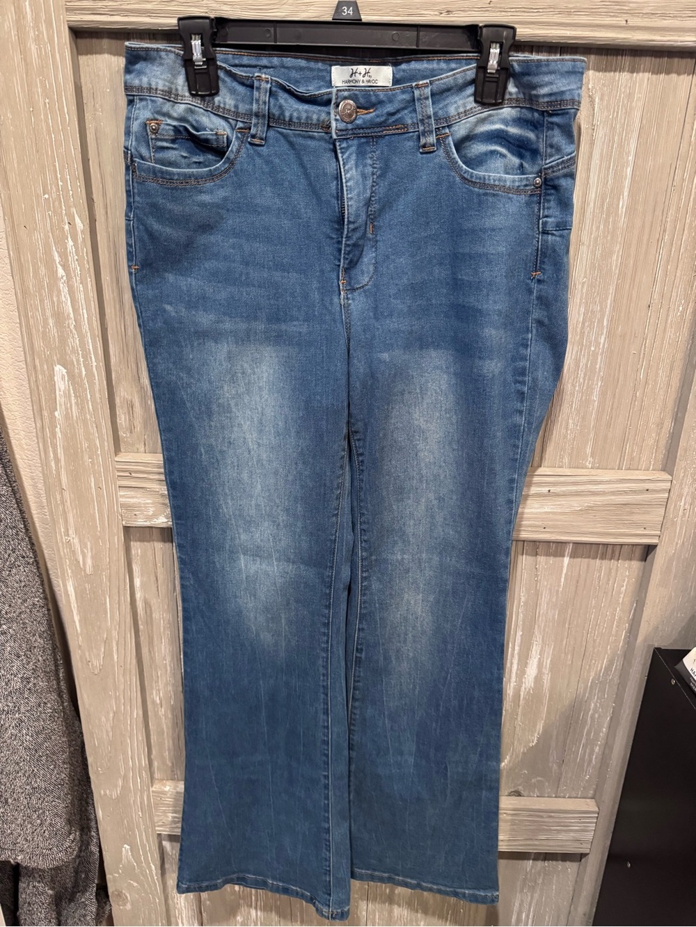 Women’s Blue Wide Leg Jeans - Casual Flare